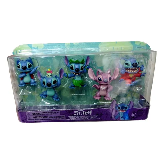 Juego Figuras Coleccionables Lilo & Stitch 7cm Disney 5pzs
