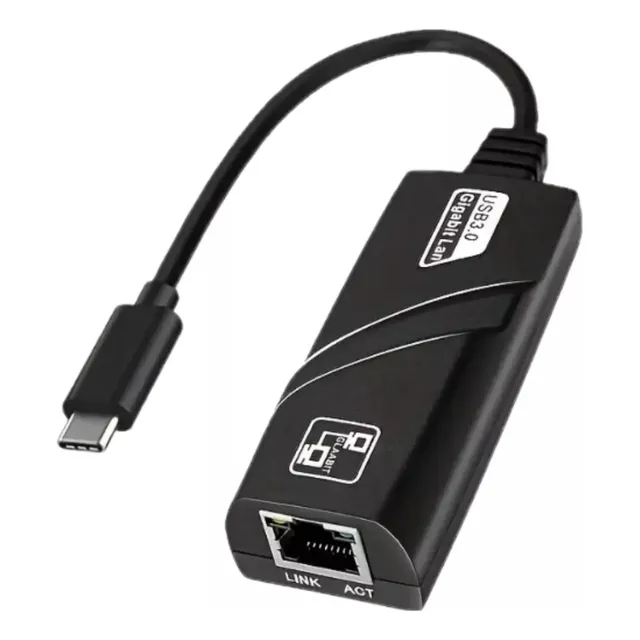 Adaptador  Tipo C 3.0 Rj45 Gigabit Lan 10/100/1000