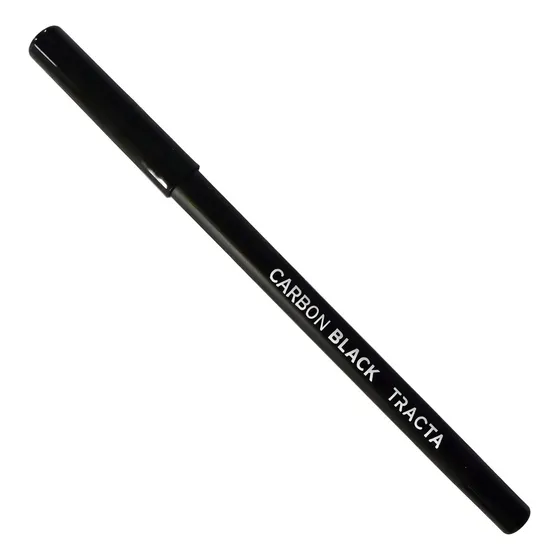 Lápis Delineador Para Olhos Tracta Carbon Black 1,14g Cor Preto Efeito Mate