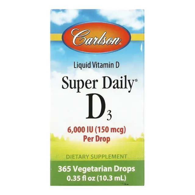 Carlson Labs Super Daily Vitamina D3 10,3 Ml Sabor N/a
