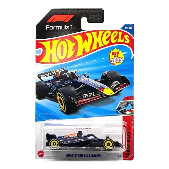 Hot Wheels Oracle F1 Red Bull Formula 1 Track Aces 2025