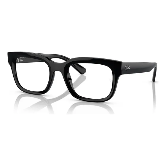 Óculos De Grau Ray Ban Chad Black Rx7217 8260 54 Cor Preto