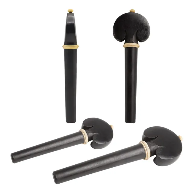 Pinzas De Afinación Para Violonchelo De Madera De Ébano, 4 U