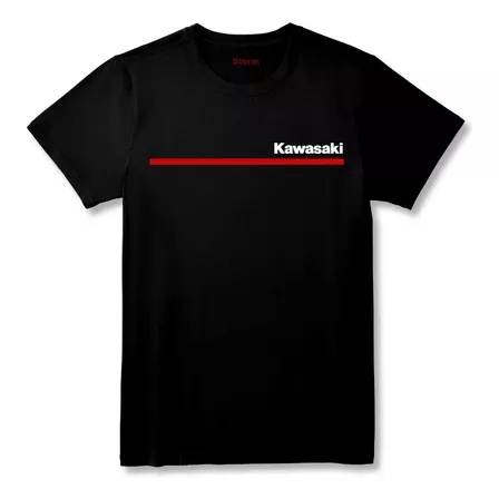 Remera Kawasaki Racing Clasica  Modelo 2 -   100% Algodon