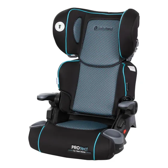 Butaca Booster Baby Trend Protect 2 En 1 Folding Para Auto Color Aqua Tech Liso