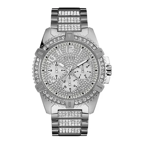 Reloj Guess Frontier Caballero W0799g1 Plateado