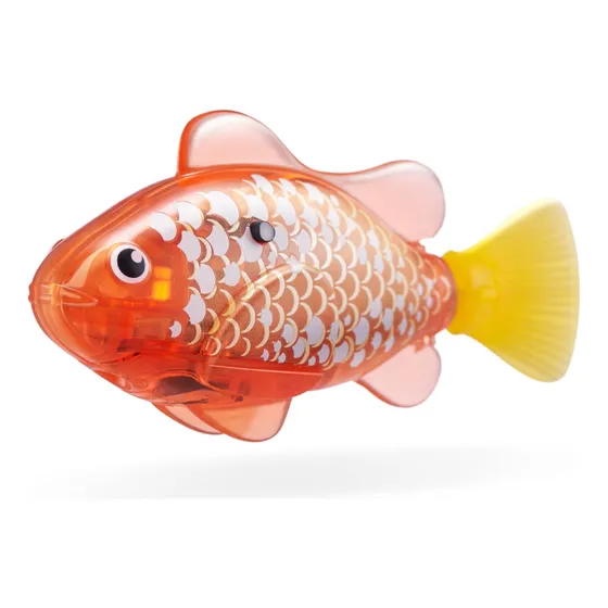 Pez Mecánico De Pecera Robo Fish Amarillo Robo Alive Serie 3