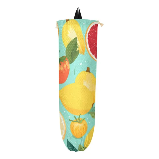Soporte Para Bolsa Plastico Fruta Limon Naranja Reutilizable