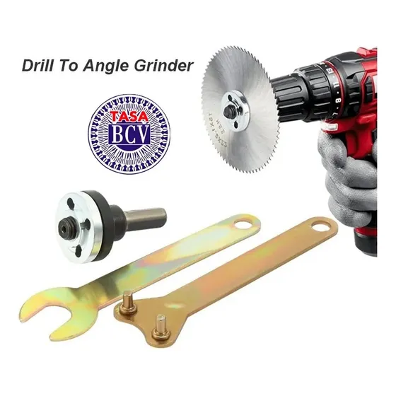 Kit 10mm Adaptador Para Convertir Taladro A Esmeril 4 1/2
