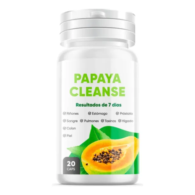 Papaya Cleanse - Suplemento Natural 20 Capsulas