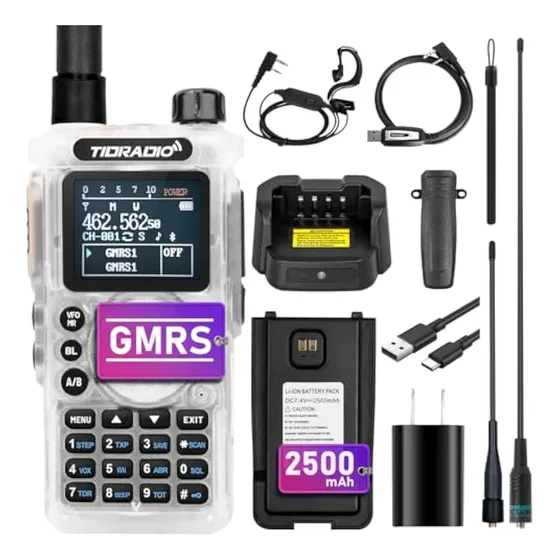 Tidradio Td-h8 Gmrs - Radio De Mano De Largo