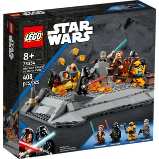 Lego Star Wars Obi-wan Kenobi Vs. Darth Vader 75334 - 408 Pz Lego Star Wars Obi-wan Kenobi Vs. Darth Vader 75334 - 408 Pz