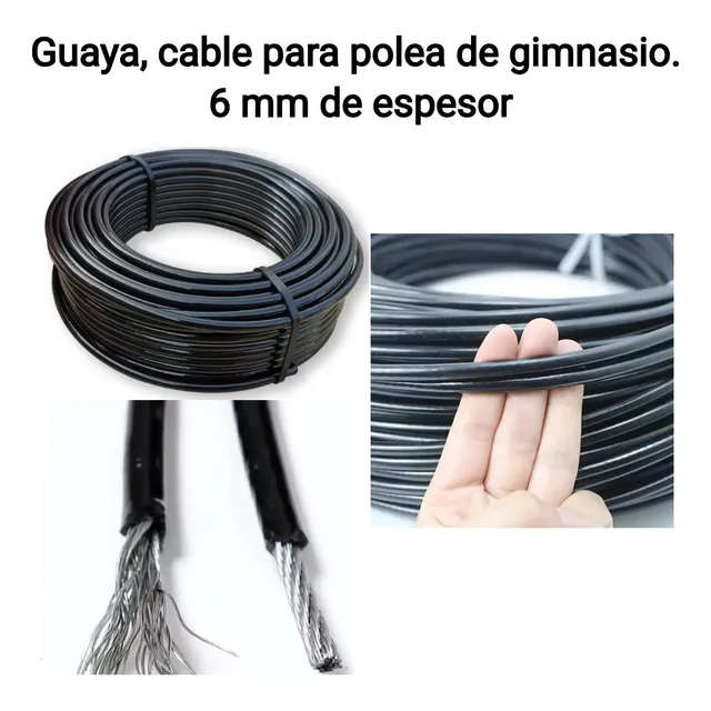 Guaya, Cable Para Polea De Gimnasio De 6mm