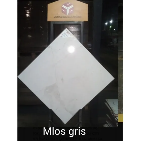 Ceramicas Carabobo. Tipo Porcelanato 60x60.milos Gris. 