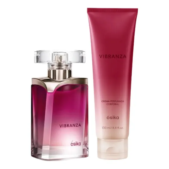 Esika Vibranza Perfume Mujer 45ml + Crema 130ml