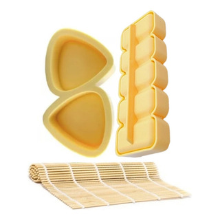 Kit Culinária Japonesa = Esteira Sudare + 2 Formas P/ Sushi Kit Culinária Japonesa = Esteira Sudare + 2 Formas P/ Sushi