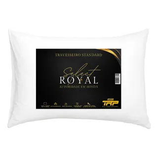 Travesseiro Select Royal Toque De Plumas Linha Hotel Cor Branco