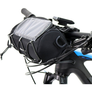 Bolsa De Guidão Para Bike Hupi Quiriri Com Porta Celular Cor Preto Bolsa De Guidão Para Bike Hupi Quiriri Com Porta Celular Cor Preto