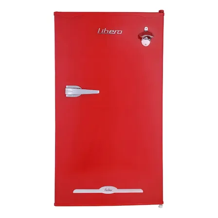 Refrigerador Frigobar Libero Lfb-90 Color Rojo Con Capacidad