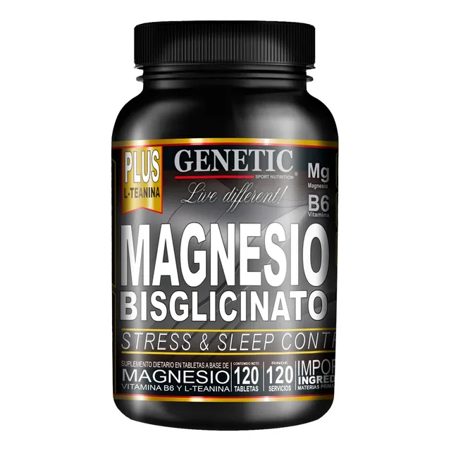 60días Magnesio Bisglicinato Genetic Mejor Dormir Antistress