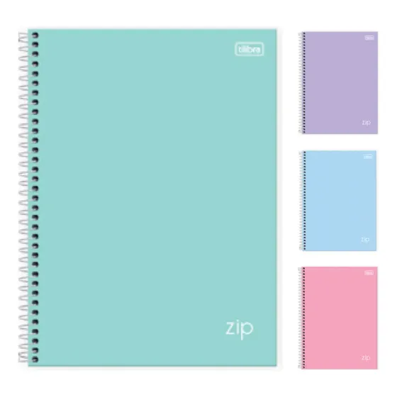 Caderno Universitário Zip Colors 10 Matérias 160 Fls Tilibra