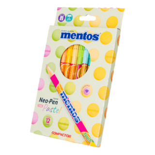 Canetinha Compactor Neo Pen Pastel Mentos Com Cheiro 12 Cor Canetinha Compactor Neo Pen Pastel Mentos Com Cheiro 12 Cor