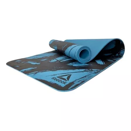 Colchoneta Ecológica Yoga Mat Reebok Camuflada Azul 4mm