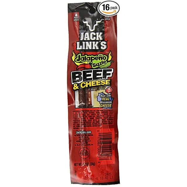 Enlace De Jack Carne De Vaca Y Queso Aperitivos, Jalapeño Ar