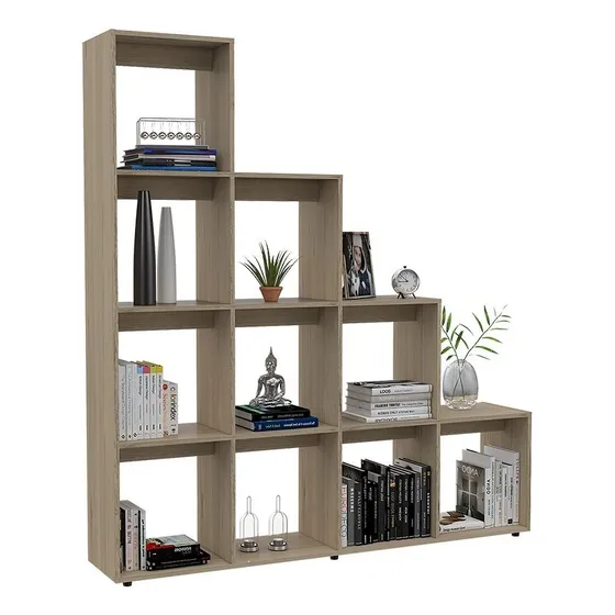 Biblioteca Escalera Beijing Rovere Color Beige