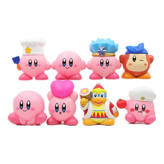 Figuras Kirby De Colección Set Por 8 Figuras