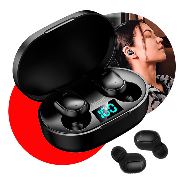 Fone De Ouvido Bluetooth Marca Rhead Sem Fio Tws Fone De Ouvido Bluetooth Marca Rhead Sem Fio Tws