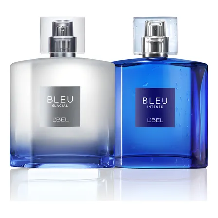 L’bel Set Perfume Para Hombre Bleu Intense + Glacial 100 Ml