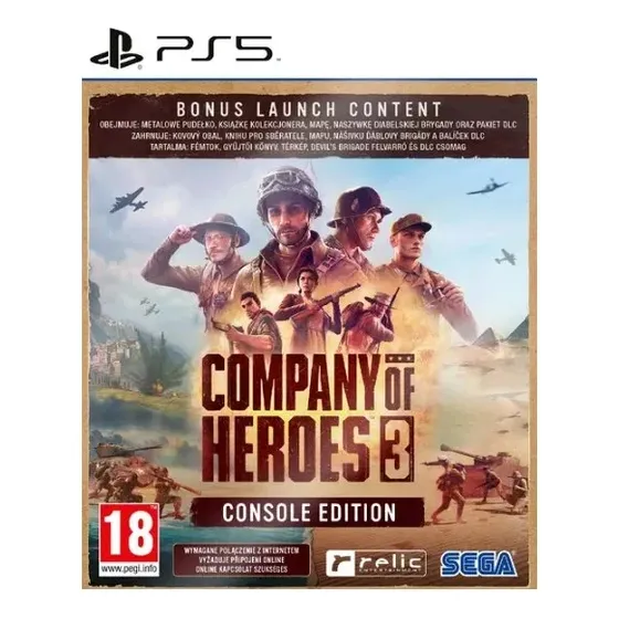 Jogo Company Of Heroes 3 Console Launch Edition Ps5 Fisica