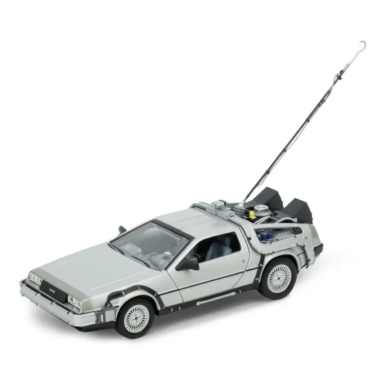 Auto Volver Al Futuro 1 Delorean Welly Escala 1:24 Playking Color Plateado