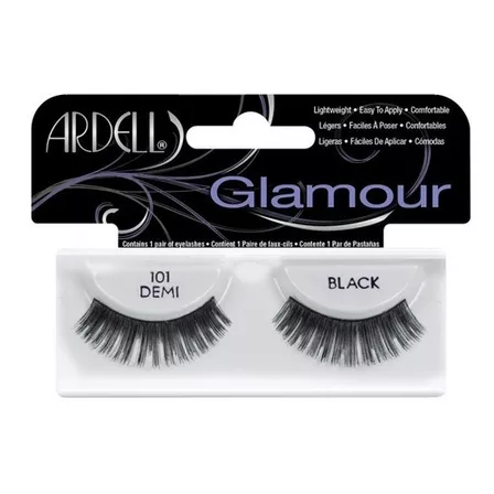 Pestañas Postizas Ardell Glamour Lashes 101 Demi Black