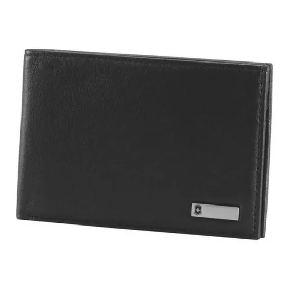 Billetera Victorinox Moritz Color Black Diseño de la tela Liso