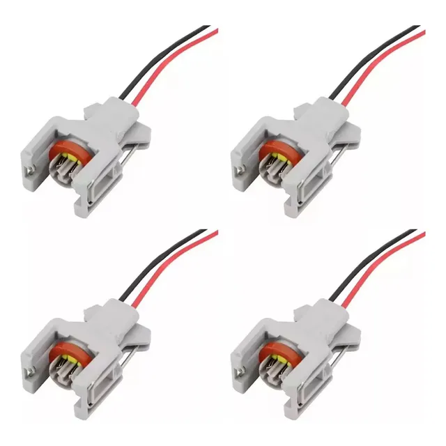 Kit 4 Conector Inyector Ssangyong Actyon Sport Euro 3 Y 4
