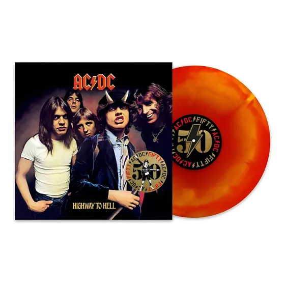 Ac/dc Lp Highway To Hell 50th Vinil Orange Hellfire 2024