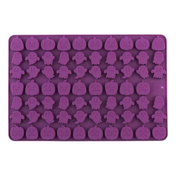 Molde Silicona Para Chocolate Calabaza Moldes Halloween Fant
