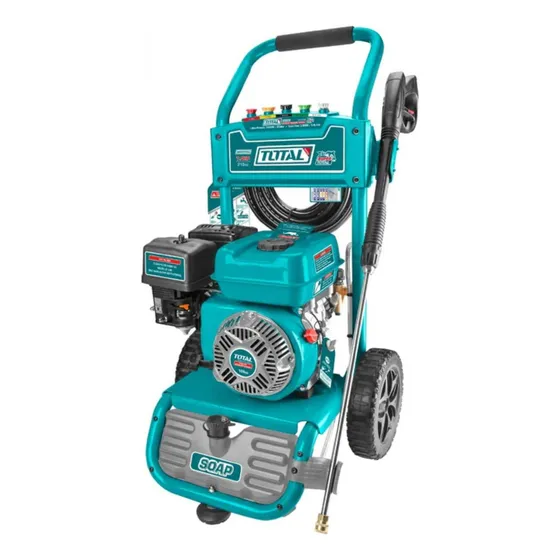 Lavadora A Presion Gasolinera 7hp 3450psi 9.5l/min Ohv 4 Tie Color Turquesa Frecuencia 50hz/ 60hz