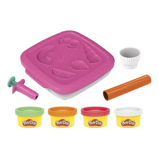 Set X 4 Masas Play Doh + Contenedor