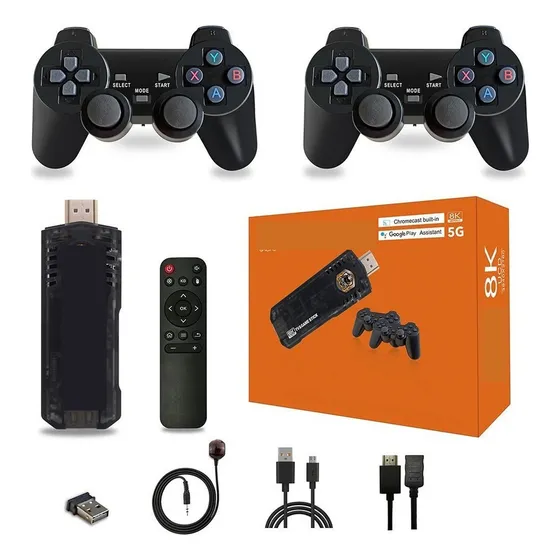 Consola De Juegos Android Tv Box Juego Retro Stickwireles 