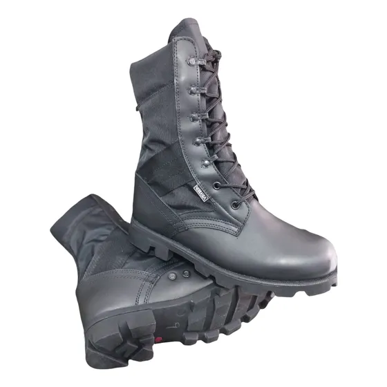 Bota Nebraska Jungla Larga Cuero Tipo Comando Para Adultos