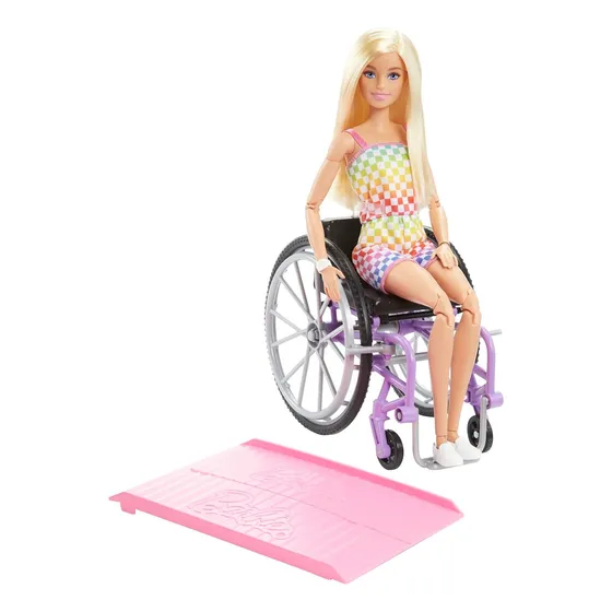 Barbie Rubia En Silla De Ruedas
