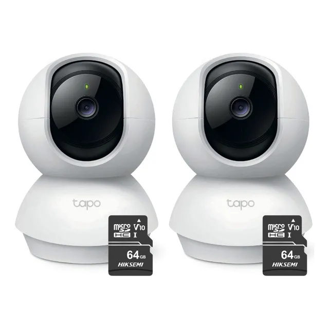 Cámaras De Seguridad Tapo-c200 Pack 2 Unid + 64gb - Tp-link