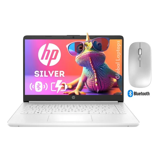 Laptop HP 14-dq3000 de 4 GB RAM 64 GB Emmc Intel Celeron N4500 incluye Windows 11 Con Regalo