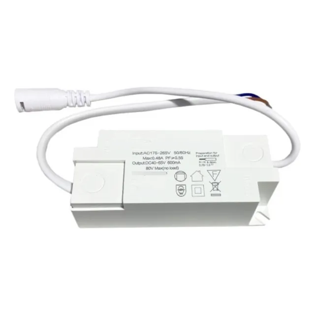 Driver Foco Led 40w Out: 40 - 66 Vdc 600ma In: 100 - 240 Vac