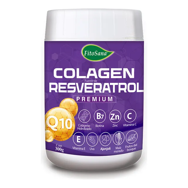 Colageno Con Resveratrol Premium Con Vitaminas 300 Gr