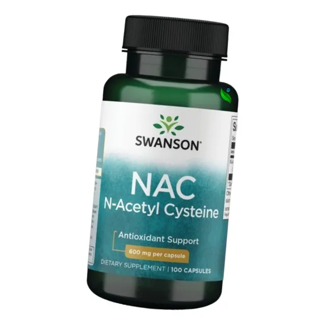 Nac ( N-acetil Cisteína ) 600mg X 100 Cápsulas