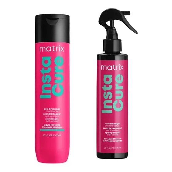 Matrix Shampoo Instacure 300ml + Spray Leave In Antiquiebre